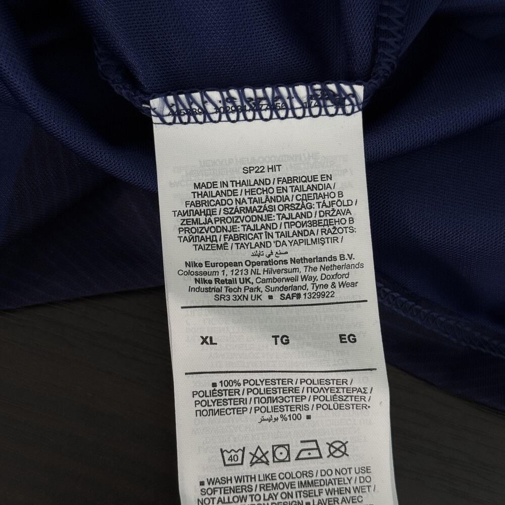 Nike Chelsea FC Shirt Womens XL Pre Match Soccer Top Dri Fit Trivago Blue NEW - Picture 4 of 10